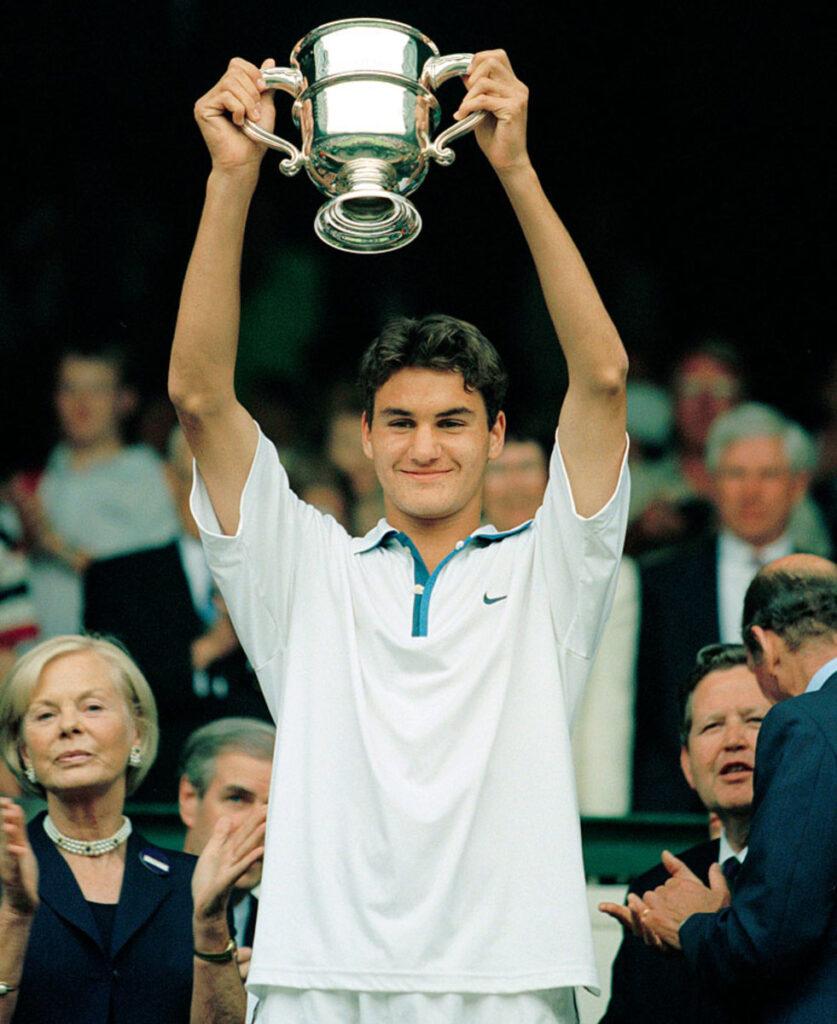 Roger Federer Jung