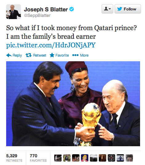 Sepp Blatter Vermögen